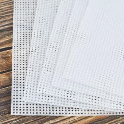 DIY Handmade Plastic Canvas Sheet Plastic Mesh Canvas Sheets Eye Mesh for Embroidery Acrylic Yarn Crafting Crochet Projects
