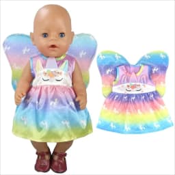Doll Clothes 43 Cm Baby New Born Doll Hooded Rompers for 18 Inch Americanog Girl Doll Casual Wear
