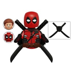 Blind Box Mini Building Blocks G0172 Figures Big Goblin Spiderman Iron Man Venom Captain Hawk Deadpool Armor Christmas Gifts Toy