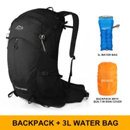 Hiking Backpack, Waterproof Hiking Daypack with Rain Cover, Lightweight Travel Camping Backpack for Men Women