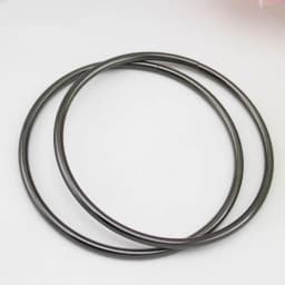 2pcs O-ring Bag Handle Metal Strap Replacement Handbag Luggage DIY Fashion Bag Hardware Accessories 7.5/10CM Purse Sewing Frame