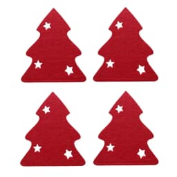 Party Supplies Santa Claus Xmas Tree Snowflake Table Decorations Tableware Organizer Christmas Knife Fork Holder Cutlery Bag