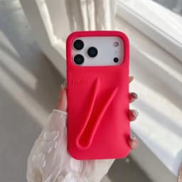 Hot‑Trend Rhode Lip Gloss Holder Cover for iPhone 11‑17, Anti‑Drop 3D Design Thick Silicone Single Shell Phone Accessory