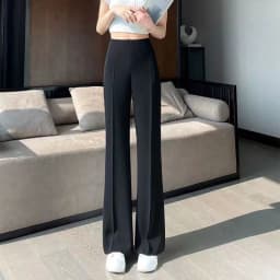 Sexy Trousers Woman Solid High Waist Tailoring Womens Pants Zipper Office Work Clothing Khaki Classic Vintage Casual Cotton Hot