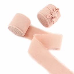 Pure Cotton Hand Torn Raw Edge Ribbon DIY Gift Box Packaging Greeting Card Decoration Bride Hand Stick Flower Flower Tie Ribbon