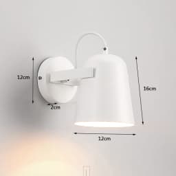 LED Wall Lamp Nordic Macaron Colorful Bedside Lamps Indoor Aisle Stair Background Adjustable Lighting Sconces Home Decors Lights