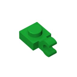 Gobricks GDS-813 PLATE 1X1 W/HOLDER VERTICAL compatible with lego 6019 61252 children's toys Assembles Building Blocks Technical
