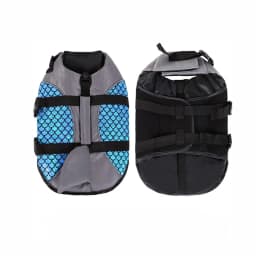 Dog Life Jacket Shark Pets Life Vest Adjustable Ripstop Dogs Swimming Safety Vest With Superior Buoyancy Rescue Handle For Dogs