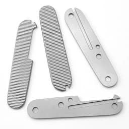 91mm Titanium Alloy Swiss Knife Chip, Modified TC4 Handle Patch for DIY Knife Handle Material Making