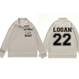 Briar Hockey Sweatshirt Off-Campus Pullover Quarter Zip Hockey Romance Sweatshirts Briar U Campus Hockey Clothes Male Clothing