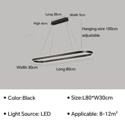 Modern LED Pendant Light For Living Dining Room Kitchen Hotel Bedroom Ceiling Chandelier Indoor Home Decoration Lighting Fixture
