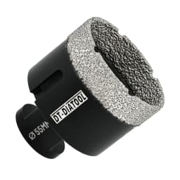 DT-DIATOOL Drill Bit M14 Porcelain Tile Crowns for Tile Granite Marble 1pc Collet, Crown Porcelain Hole Saw