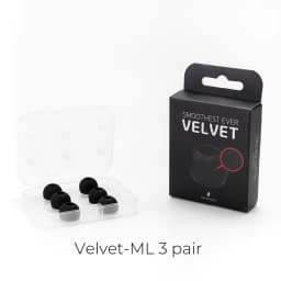 ELOIT/DIVINUS Velvet Silicone Earphones Ear Tips for Nozzle Size 3-5mm, Soft Deeply Eartips For IEMs Earbuds AFUL Performer 5/8