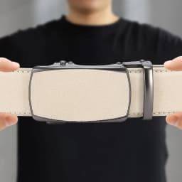 Men Leather Belt Automatic Buckle High Quality Male Leather Strap Luxury Jeans for Men Accessories