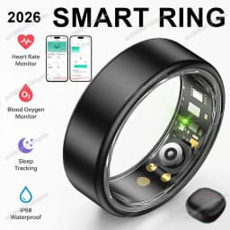2026 New Smart Ring Heart Rate Blood Pressure Sleep Monitor Motion Tracker IP68 Waterproof Men Women Smart Ring Holiday Gift R10