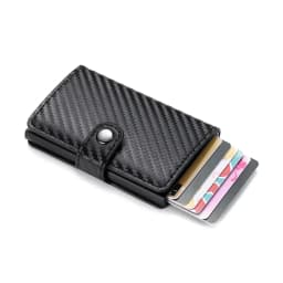 Anti Rfid Bank Card Holder Wallets for Men Luxury Brand MaleLeather Credit Cardholder Case Luxury Small Slim Thin Smart Wallet