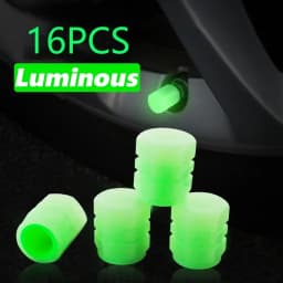 Luminous Valve Caps Fluorescent Red Night Glowing Car Motorcycle Bicycle Wheel Styling Tyre Hub Universal Cap Decor 20Pcs