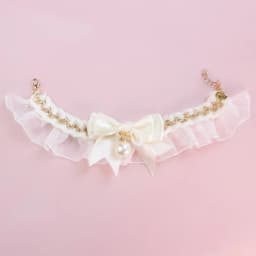 Pet Dog Cat Collar Cute Lace Bow Cat Collar Adjustable Cat Necklace Jewelry Sweet Neck Decorative Pet Accessories Pet Supplies