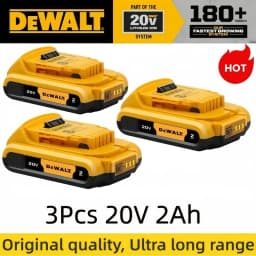 100%Original Dewalt 20V 6000mAh Power Tool Battery DCB206 DCB205 DCB200 DCF887 DCG405 DCD791 DCF922 DCF850 DCD805 tool battery