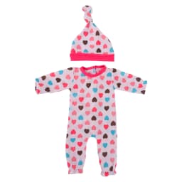 Doll Clothes 2Pcs/Set Clothes+Hat Daily Cute Outfit Pajamas For 43CM Baby Doll&18Inch American Doll Accessories,Girl DIY Toys