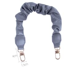 New Wrinkled Bag Leather Pleated Straps Short Long Folds Handles Shoulder Underarm Strap Replacements Crossbody Bag Accessories