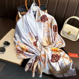 Luxury Design 180X90CM Long Shawls Beach Women Square Scarves Popular The Four Seasons Bandanna Sunscreen New Style Silk Scarf