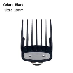 Professional Hair Clipper Limit Guide Comb for Wahl Trimmer Barber Guide Comb Haircut Tool Clipper Limit Combs Black/Clear