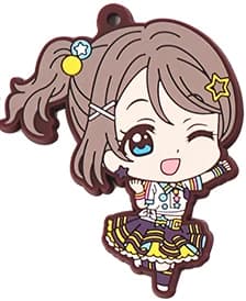 Love Live Sunshine Anime Lovelive Aqours Yoshiko Ruby Chika Hanamaru Dia Kanan Mari Game PVC Keychain