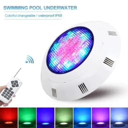 12V LED Swimming Pool Lights IP68 Waterproof Wall-Mounted Underwater Lights Color Changing RGB Lamp Piscina Lampe Remote Control