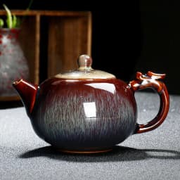Exquisite Star Glaze Teapot 200ml Ceramic Kung Fu Tea Pot Puer Tea Pot 180ml Cup Set Heated Kettle Kettle Teeware Teware Teapot