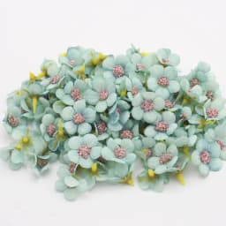 100PCS 2cm Mini Artificial Flowers Fake Flower Heads Craft Daisy Silk Flower for Crown Scrap Wedding DIY Garland Headdress Decor
