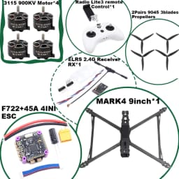 BCUBE MARK4 V2 8/9/10inch F722 Flight Control 45/60A 4INI ESC Rack Drone FPV Carbon Fiber PV Racing Drone Quadcopter Freestyle