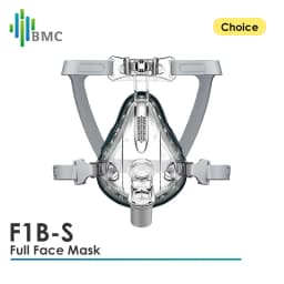 BMC CPAP F1B Full Face Mask Auto CPAP APAP BiPAP Full Face Mask For Anti Snoring Apnea Sleep Aiding OSAHS OSAS CPAP Mask
