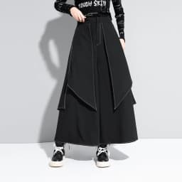 New 2026 Style Extra Layers Design Woman Pants Black Loose All-match Wide Legs Pants Casual Streetwear Hurajuku Trousers Ladies