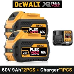 DeWALT 100% Original Battery 20V/60V 9000mAh MAX FlexVolt for DCB606 DCB205 DCB206 DCB209 DCB182 Power Tool Air Transport