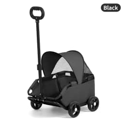 carrinho pet Luxury 4-Wheel Foldable Dog Cat Travel Stroller Foldable Lightweight Cross-Border Made From Mesh for Camping