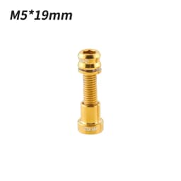 MUQZI Titanium Screw M5x17 19mm Stem Bolt Road Bike Handlebar Stem Bolt