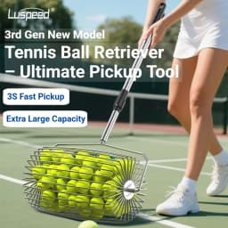 Luspeed Third-Generation Tennis Ball Picker, Retractable Ball Picker, Increased Capacity, Easy to Pick up Balls, Quick to Retrieve Balls