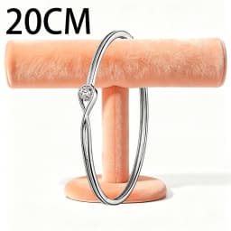 2026 New 925 Silver Classic Women's Sparkling Eternal Cross Opening Logo Bracelet Display Tool Exquisite DIY Charm Jewelry