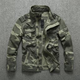 Cargo Jackets Men Tactical M65 Multi-pockets Cotton Coats Removable Hooded Work Jacket Wear-resistant Winter