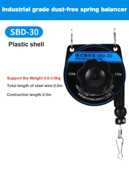 Industrial Dust-Free Grade Spring Balancer 0.5-5kg Hanging Tools Portable Telescoping Spring Balancer For Electric Screwdrivers