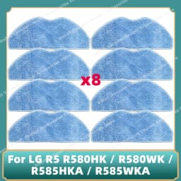 Compatible For LG R5 R580HK / R580WK / R585HKA / R585WKA Robot Vauccm Cleaner Main Side Brush Mop Cloth Hepa Filter Spare Parts