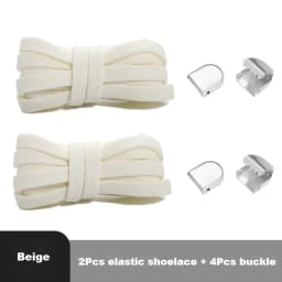 Flat Elastic Shoe Laces Sneakers No Tie Shoelaces for Shoes Tennis Quick Shoelace Clips Without Ties Shoe Accessories Kids Adult