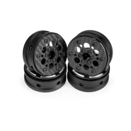 4Pcs 1.9 Inch Carbon Fiber Wheels Rim for 1/10 RC Car Crawler Capra SCX10 RR10 TF2 Element Enduro Gmade R1 Cheater Rigs 1.9S DIY