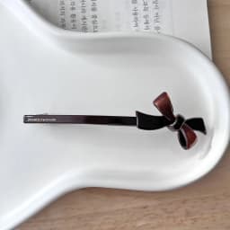 Korea France 3D Bow Spring Clip Versatile Princess Hair Clip One Word Clip