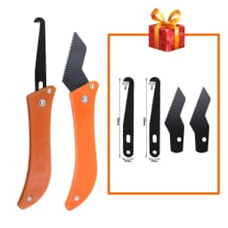 Professional Ceramic Tile Gap Repair Hook Knife for Cleaning Removal Grout Tungsten Steel Joint Notcher Hand Construction Tools