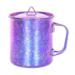 Boundless Voyage Ultralight Titanium Cup with Lid Outdoor Camping Folding Water Tea Coffee Cup Colourful Teacup 15oz Ti3055D