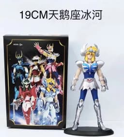 19cm Anime Dark Saint Seiya Figure Phoenix Ikki Hyoga Seiya Shiryu Action Figures Box Figure Collection Decoration Toys Hobbies