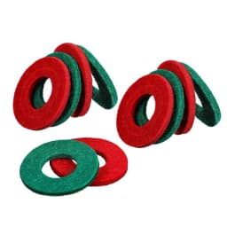 10-100PCS Battery Terminal Anti Corrosion Washers Auto Car Fiber Thick Felt Battery Terminal Protector Gasket Pads Accessory