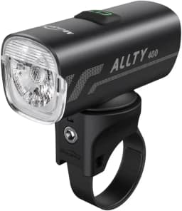ALLTY 400 Road Bike Light, USB Type-C Rechargeable,Powerful Bike Headlight Compatible with: Mountain, Kids, Street